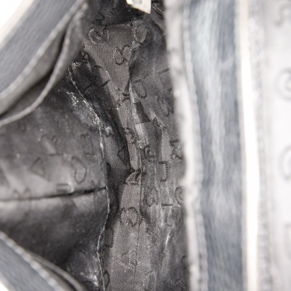 Marc by Marc Jacobs M3113140 Leather Shoulder Bag Black Silver Crossbody - Picture 15 of 15